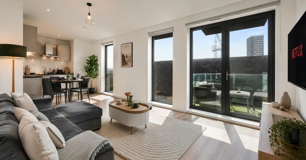 Elegant serviced apartment interior